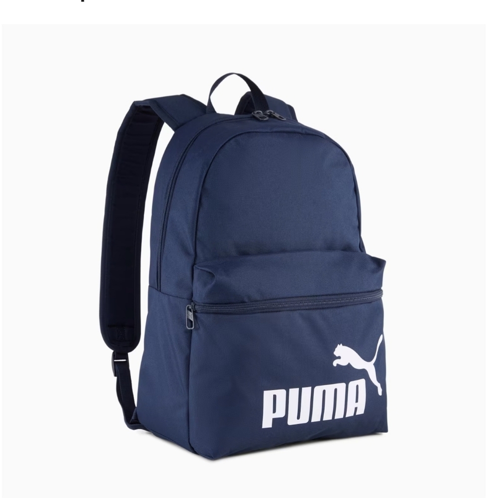 NWT Puma Navy Padded Shoulder Straps Backpack 091164 02